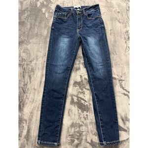 Wax Butt I Love You Jeans Womens 9/29 Blue Denim Stretch Classic Skinny Leg